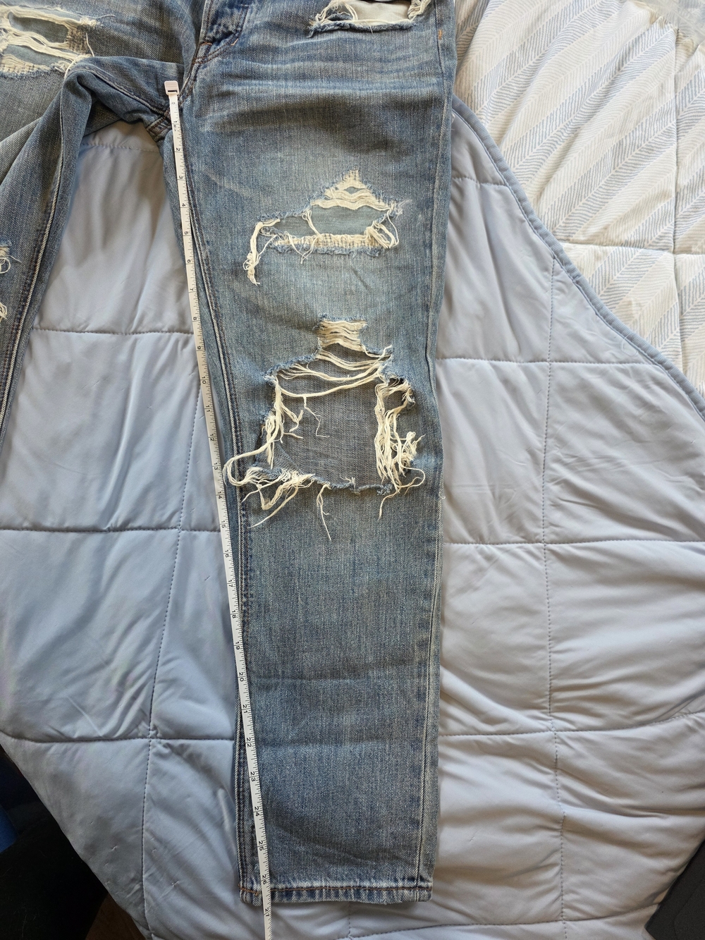 Womens Distressed High Rise Jeans | SZ 4 - Picture 7 of 7